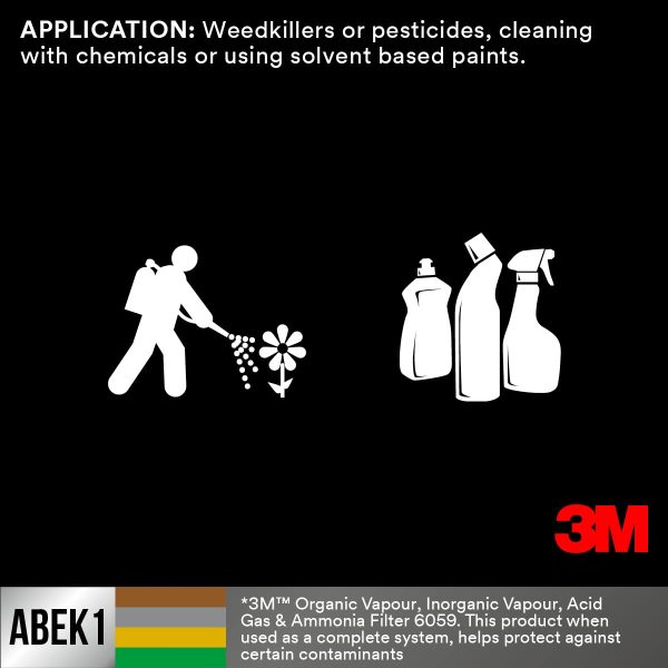 3M Organic Vapour Filter ABEK1 6059 - Image 8