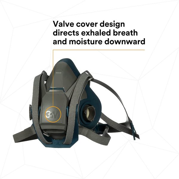 3M 6502QL Series Half Mask - Medium - Image 4