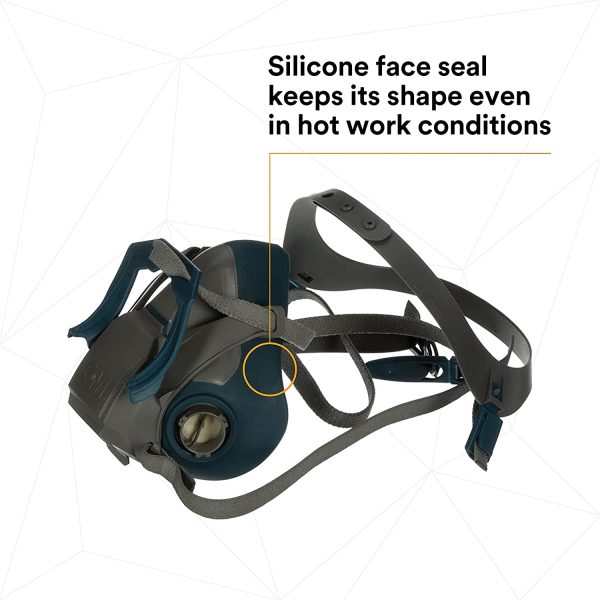 3M 6502QL Series Half Mask - Medium - Image 7