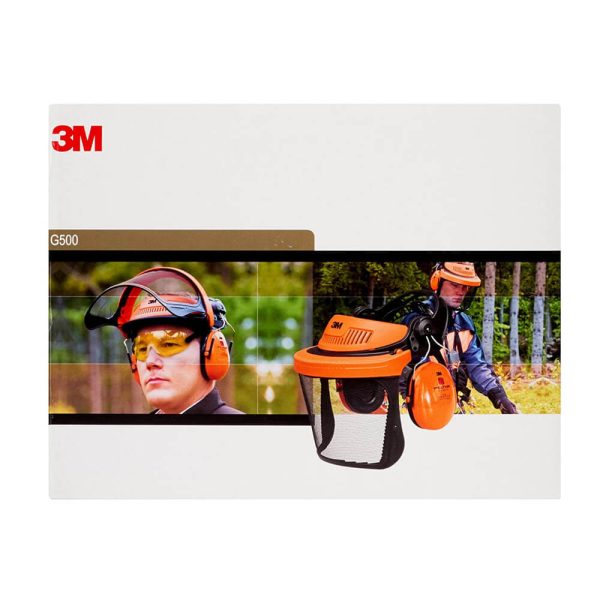 Box of 3M G500 Forestry Face Shield with Ear Defenders