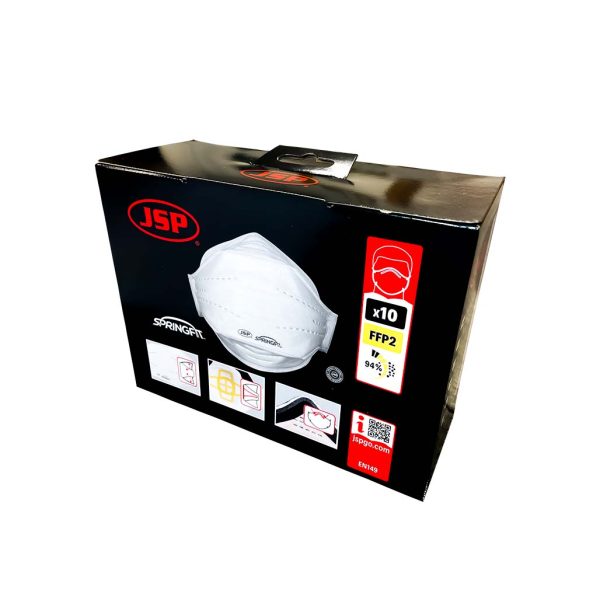 JSP Springfit 421ML FFP2 Disposable Fold Flat Face Mask - Image 2