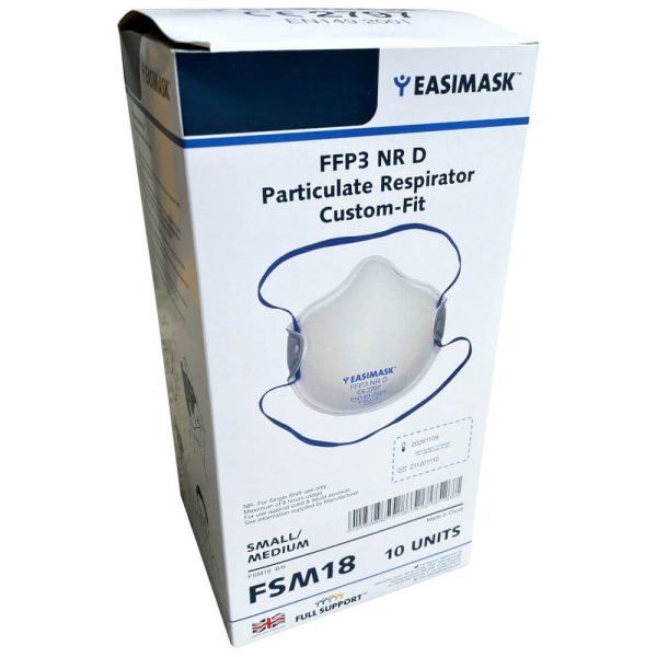 Easimask FSM18 FFP3 Unvalved Cup Shape Face Mask - MRI Safe - Image 3