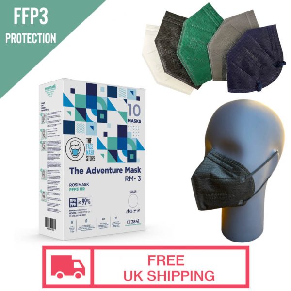 Adults FFP3 Face Mask Protection with Ear Loops