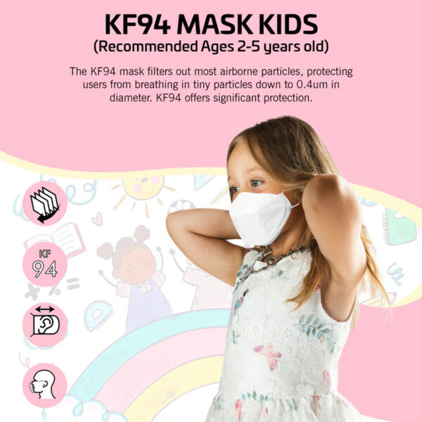 You and I KF94 Kids Face Mask for Ages 2-4 infographic