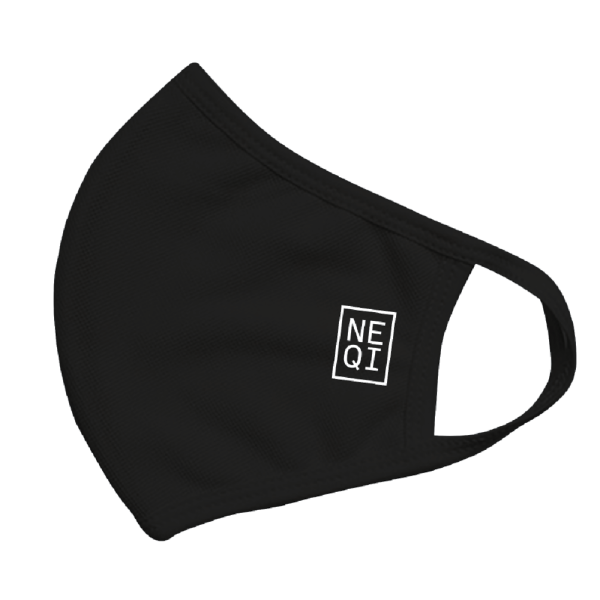 NEQI Reusable Face Masks - 3 Pack in Black