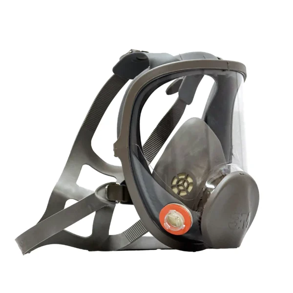 3M 6800 Full Facepiece Reusable Respirator with clear visor and adjustable head harness