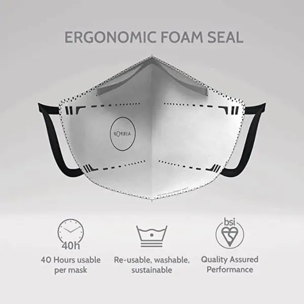Airpop Light SE Reusable Face Mask Design Diagram