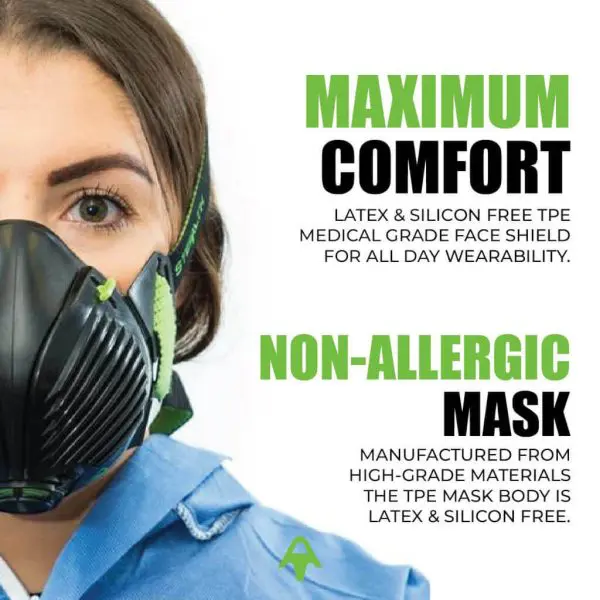 Stealth P3 Dust Respirator + Nuisance Odour Filter - Image 8