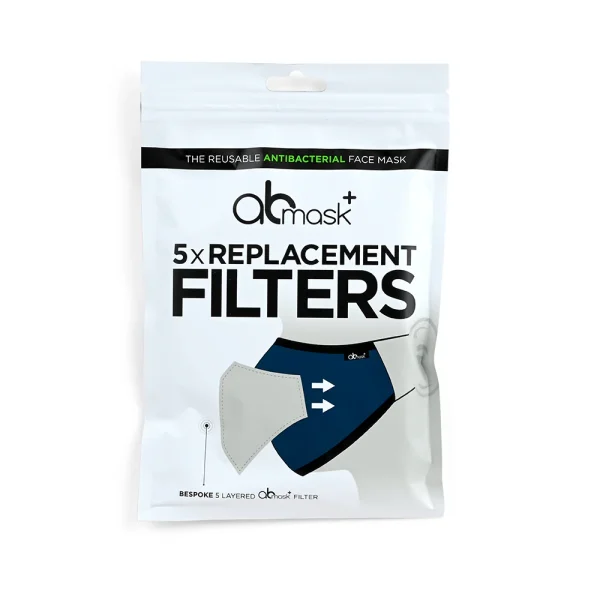 The AB Mask Replacement Filters - Front of packet