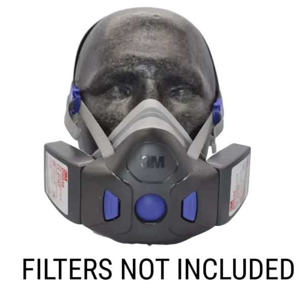 3M Secure Click HF-800SD Reusable Half-Face Mask with Speech Diaphragm - Image 2
