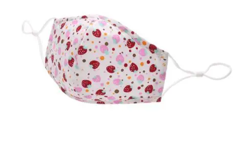 Childrens Face Mask Respirator with Strawberry Design