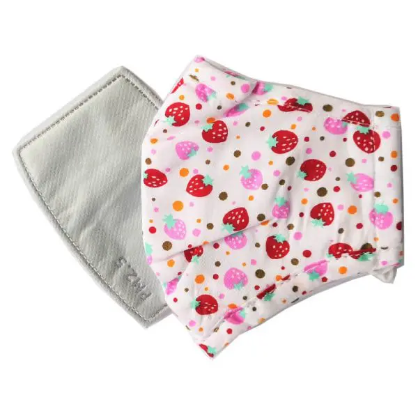 Childrens Face Mask Respirator with Strawberry Design