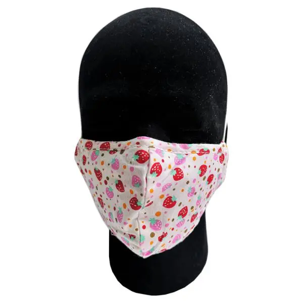 Childrens Face Mask Respirator with Strawberry Design